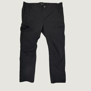 MIER Hiking Cargo Pants Mens XXL Black Stretch Technical Outdoor